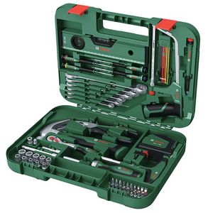 سرپیچ گوشتی و ابزار دستی بوش مدل فوق حرفه ای کد 1600a02zb3 مجموعه 64 عددی